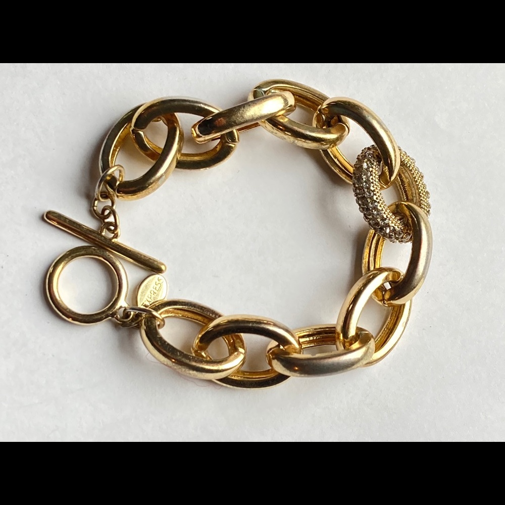 Vintage Express toggle link bracelet